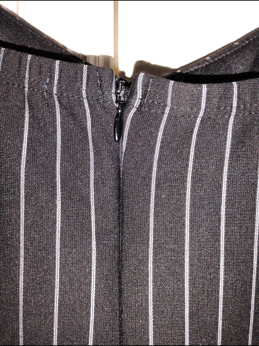 Forever 21 Black Pinstripe Women's Jumpsuit Pantsuit